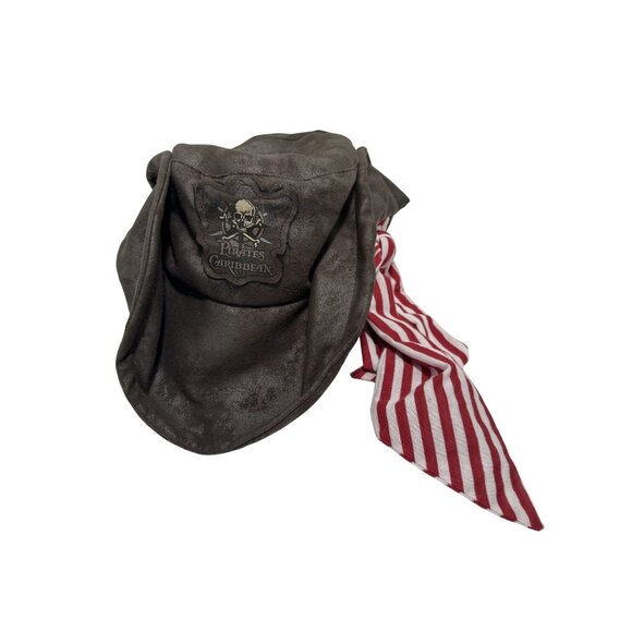 Pirates of the Caribbean Disney Parks Pirate Hat Youth Costume Brown - Picture 1 of 6